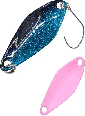 Produktbild von FTM Spoon Tremo ultralight Forellen Blinker 0,9 g blau-schwarz/rosa