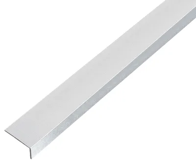 Image de Alberts 489250 Cornière, autocollante, aluminium, grenaillage argent, 1000 x 20 x 20 mm
