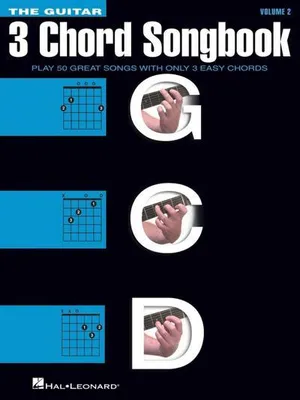 Obrázok produktu pre The Guitar Three-Chord Songbook Volume 2 G-C-D Beginner Guitar Songbook with Lyrics and Chords Play 50 Classic Rock, Country, and Folk Songs Using Just 3 Easy Chords