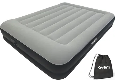 Luftbett selbstaufblasbar 203x152x36 cm mit Pumpe, Doppelbett