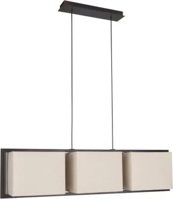 Produktbild von Massive Pendelleuchte 379958610, Flexible Halterung, Schwarz, Beige, Metall, Stoff, Schlafzimmer, Wohnzimmer