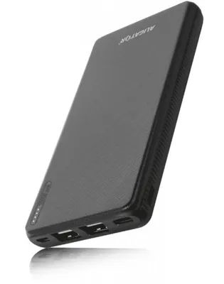Obrázek produktu pro Aligator PB1000BK, 10000 mAh, Lithium-polymerová (LiPo), Černá