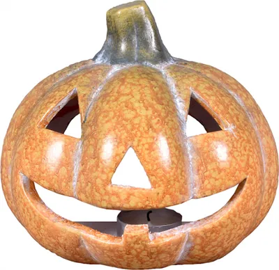 Image de Nohel Garden Citrouille HALLOWEEN pour bougie chauffe-plat en terre cuite 16x16x17cm