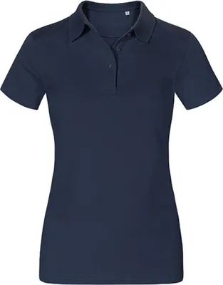 Produktbild von Jersey Poloshirt Damen, Marineblau, XL