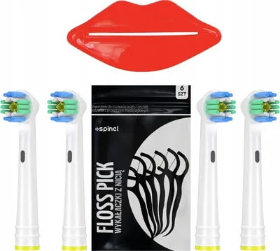 Obrázok produktu pre Kefky Oral-B 3D White 4 kusy so stláčadlom na zubnú pastu
