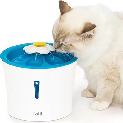 Immagine prodotto di Fontana floreale CATIT - 3 litri, blu, con LED