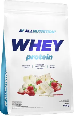 Produktbild von AllNutrition | Whey Protein White chocolate with strawberry