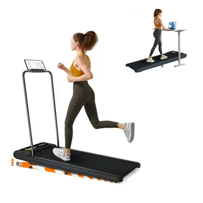 Obrázok produktu pre Vidacharmy Skladací bežecký pás bez riadidiel, 2,5 hp tichý motor, 8 % sklon, LED displej a diaľkové ovládanie - pre domácnosť, kanceláriu a posilňovňu