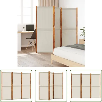 Immagine prodotto di The Living Store 3 pezzi Paravent grigio chiaro 210x180 cm
