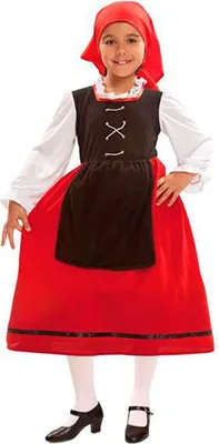 Image de Mom Aldeana fille coutume rouge 10-12 ans rouge 10-12 ans