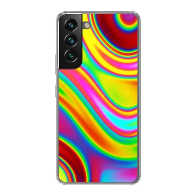 Produktbild von MuchoWow® Handyhülle Schutzhülle Hülle für Samsung Galaxy S22 Kunst - Wellen - Farben - Psychedelisch Silikon Softcase Handy Hülle - Mobiltelefonhülle