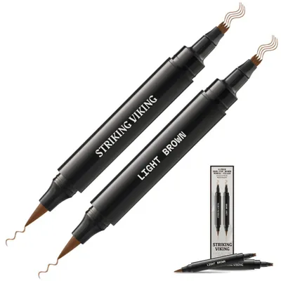 Image de Stylo pour combler la barbe - Double embout (lot de 2) - Brun clair