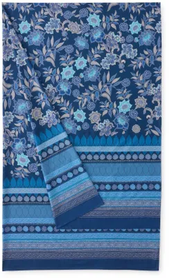 Immagine prodotto di Bassetti Varigotti, coperta decorativa, colore blu, 270 x 270 cm