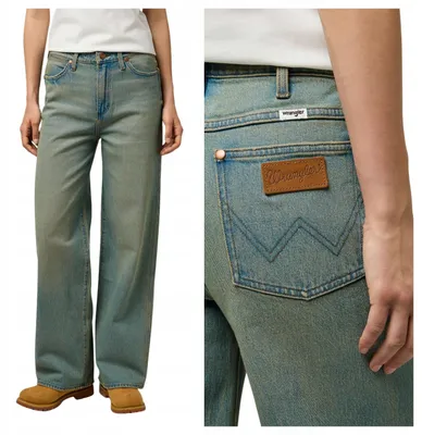 Produktbild von Wrangler | Damenjeans Loose Silver Lake blau Denim Loose Fit High Waist Casual Streetwear W30 L30