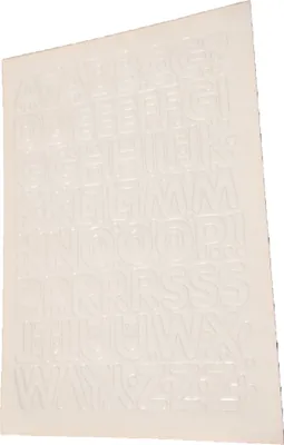 Immagine prodotto di Lettere e numeri autoadesivi