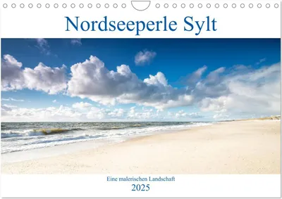Produktbild von Nordseeperle Sylt (Wandkalender 2025 DIN A4 quer), CALVENDO Monatskalender