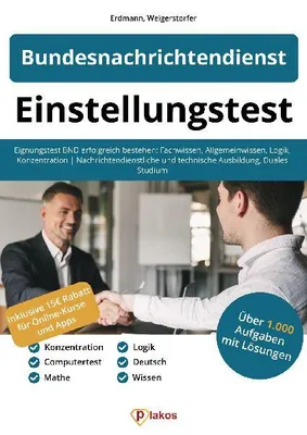 Produktbild von Einstellungstest Bundesnachrichtendienst
