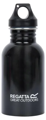 Image de Regatta - Bouteille d'eau, acier inoxydable, 500 ml RG13110 (taille unique) (noir)