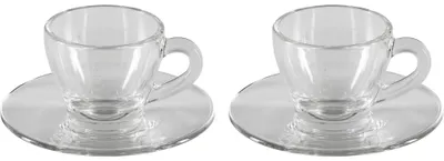 Image de Bialetti Set de tasses à moka en verre ISTITUZIONALE 2 tasses