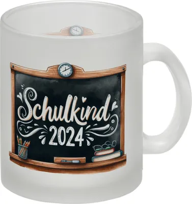 Produktbild von Schulkind 2024 Glas Tasse