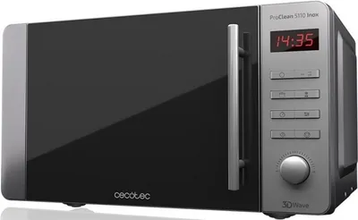 Produktbild von Cecotec ProClean 5110 Inox, Arbeitsplatte, Grill-Mikrowelle, 20 l, 700 W, Eingebautes Display, LED