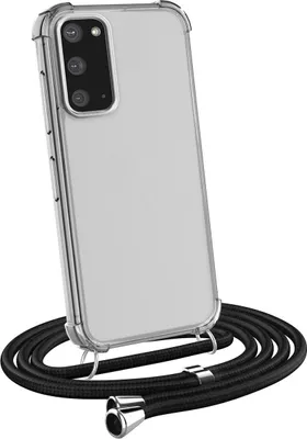 Produktbild von Handykette für Samsung Galaxy S20 - Handyhülle mit Schnur Cover in Schwarz