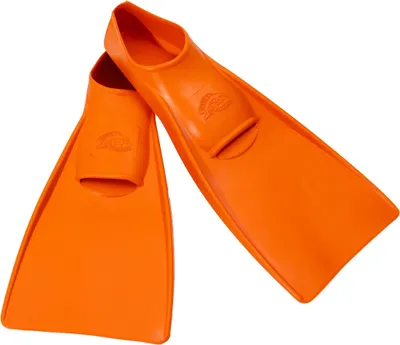 Produktbild von Flipper SwimSafe 1100 - Schwimmflossen für Kinder und Kleinkinder, in der Farbe Orange, Größe 22 – 24, aus Naturkautschuk, als Schwimmhilfe für unbesc