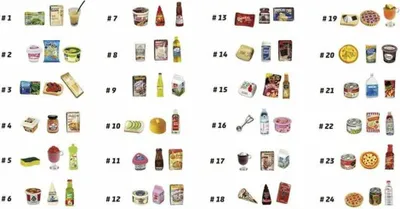 Produktbild von Bizak Mini World Essentielles Set, Überraschungskapseln mit Mini-Sammlern, Lebensmitteln und Konserven, 72 Artikel zum Spielen und Sammeln, Jungen und