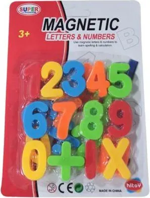 Zdjęcie produktu dla Zestaw magnetycznych literek i cyferek dla dziecka - CYFERKI