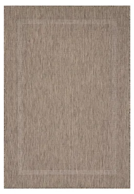 Obrázek produktu pro Carpetsale24 Vnit?ní a Venkovní Koberec Vod?odolná Plochá Tkanina Sisal Vzhled s Lemováním Kuchyn? Terasa Obývací Pokoj, Velikost: 120x170 cm