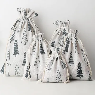 Obrázok produktu pre Jutové vrecká – Vrecká na adventný kalendár na Vianoce – Svadba – Zasnúby – Adventný kalendár – Veľké vrecko (15 x 20 cm) na Vianoce – Adventný kalendár