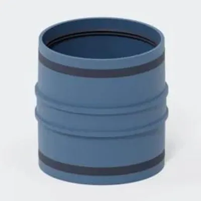 Obrázek produktu pro POLOPLAST, redukční spojka, typ POLO-KAL XS, 160 mm, rovná, spojka s vnitřním závitem, materiál PP-MD, barva modrá, 1 kus.