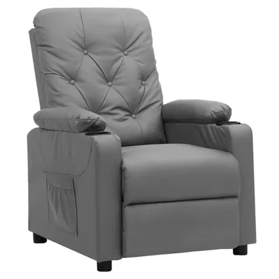 Produktbild von Maison Exclusive - Relaxsessel Grau Kunstleder