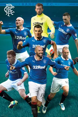 Immagine prodotto di Calcio - Poster - Rangers - Giocatori 14/15