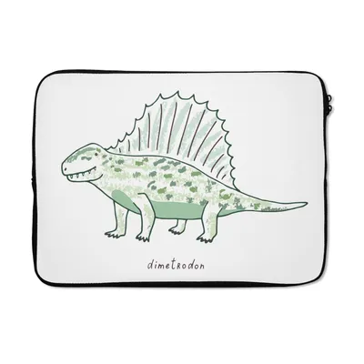 Obrázek produktu pro Pouzdro na notebook 14 palců Školka - Dinosaurus - Dimetrodon - Chlapci - Dívky - Děti Brašna na notebook