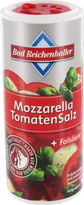 Produktbild von Bad Reichenhaller - Tomaten Mozzarella Salz - 90g Streuer (rot)