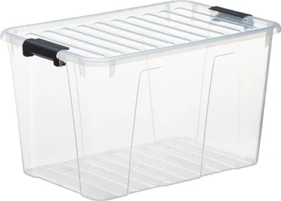 Obrázok produktu pre plast team 22520800 plast team úložný box HOME BOX, 52 litrov, priehľadný