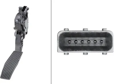 Produktbild von HELLA 6PV 009 765-711 Sensor, Fahrpedalstellung - für Linkslenker - 6-polig - Schaltgetriebe