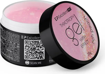 Produktbild von Excellent Pro | Aufbaugel - Verschönernde Grundierung Für Hybridlacke - Thixotropy Gel - Effect Rich Peach  - Selbstglättend