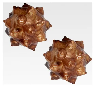 Produktbild von Baoding Balls aus Holz Chinesische Gesundheitsbälle Handmassageball Meditationsball für Handübungen Handtherapie Stressabbau
