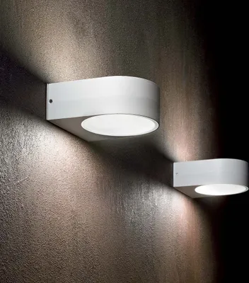 Produktbild von Ideal Lux IKO Wandleuchte E27 dimmbar Weiss IP54 018522