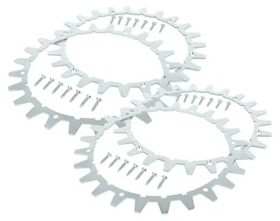 Produktbild von vhbw 4x Spikes kompatibel mit Worx L WR147E.1, WR148E, WR153E, WR155E Mähroboter - Edelstahl, 24 Zähne