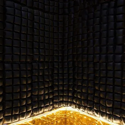 Produktbild von Schwarze Folienballon-Vorhangwand 72x143cm