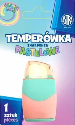 Produktbild von ASTRA 2in1, Design-Raspel + PASTEL-Radierer, Blister, 425022008