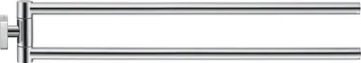 Produktbild von Duravit Karree Handtuchhalter 45cm, zweiarmig, chrom, 0099581000