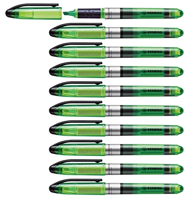 Image de Surligneurs - STABILO NAVIGATOR - Pack de 10 - vert