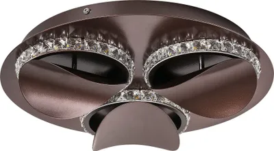 Produktbild von Rabalux 5050 Deckenleuchten Capriana LED 18 Metall Glaskristall metallbraun