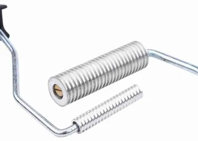 3-tlg. Laminierrollen-Set aus Aluminium für Glasfaserarbeiten