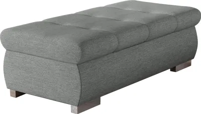 Produktbild von MIRJAN24 Polsterhocker Orkan Groß, Moderne Sitzhocker vom Hersteller, Holzkonstruktion, 120x60x39 cm (Farbe: Rico 12)