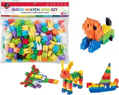 Obrázok produktu pre Klocki małych geniuszy Cegiełki 160 elementów